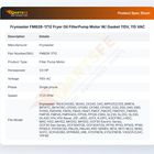 Frymaster FM826-1712 Fryer Oil FilterPump Motor W/ Gasket 115V, 115 VAC