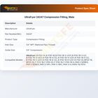 Ultrafryer 24247 Compression Fitting Male