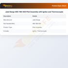 Jade Range 460-196-000 Pilot Assembly W/Ignitor & Thermocouple