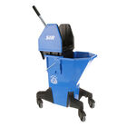 Allpoints 1591099 Blue W/Yellow Wringer Mop Bucket