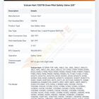 Vulcan Hart 720719 Oven Pilot Safety Valve 3/8"