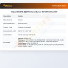 Hobart 844516-00017 Infrared Burner 27-1/4" X 6-3/4"