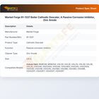 Market Forge 91-1337 Boiler Cathodic Descaler, A Passive Corrosion Inhibitor, Zinc Anode