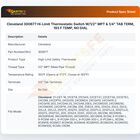 Cleveland 300677 Hi-Limit Safety Thermal Switch Snap Action 193F