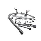 T&S Brass B-0133-14CRQJST Easy Install Pre-Rinse Units 8" Wall Mount Base