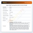 Hobart 718161 Thermostat KXT 3/16" X 12-1/4" 36" 175-500&deg;F