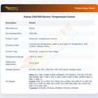 Kairak 2302100 Electric Temperature Control