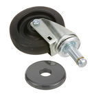 Intermetro 5M Stem Caster No Brake Wheel 5" Tubing 1"