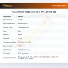 Hobart 411680-00002 Dial 2-3/8 D, OFF-LOW-250-500