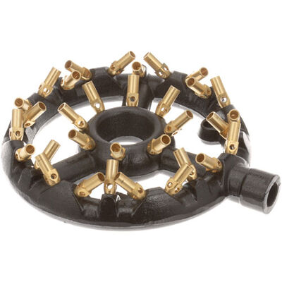 Imperial 1274 Range Burner W/Brass 11" DIA 1/2" FPT 32 Jets NAT 160000 BTU