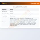 Garland 1955101 Thermal Disc Cooling Fan Switch