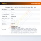 Montague 3394-4 Nat Pilot Kit W/ flame Pattern, 1/4" CCT Tube