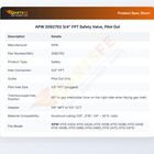 APW 2092702 Pilot Safety Valve 3/4" FPT