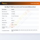 Star Mfg 2TY1668 Fryer LCH Hi-Limit Thermostat W/Manual Reset