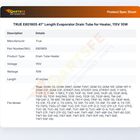TRUE E801805 Evaporator Drain Tube Heater 10W 115V