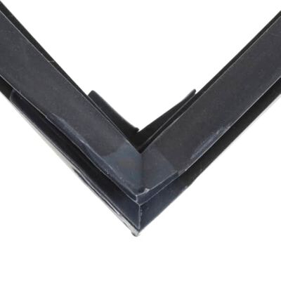 Winston Products PS-2253 Black Silicone Compression Drawer Gasket 3/8"W X 1/2"H