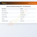 Blickman BLI20000 Cartridge,Filter , 15.5"Dia Pack Of 3