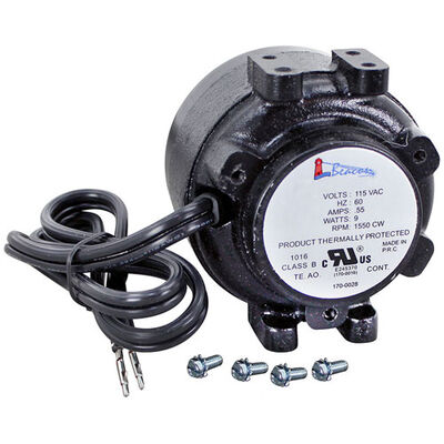 Continental Refrigerator N5411 Fan Motor 1550 RPM 9W 115V
