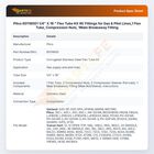 Pitco 60119001 1/4" X 18 " Flex Tube Kit W/ Fittings for Gas & Pilot Lines,1 Flex Tube, Compression Nuts, 1Male Breakaway Fitting