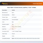 Bunn 7094-1 S-Series Faucet, LeadFree, 1-1/32"-14 Male