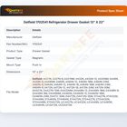 Delfield 1702541 Refrigerator Drawer Gasket 13" X 22"