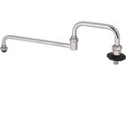 T&S Brass R 18"Double Spout  , W/Nzzle,Leadfree