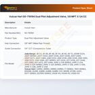 Vulcan Hart 00-719194 Dual Pilot Adjustment Valve, 1/8 MPT X 1/4 CC
