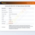 Cres Cor 811-019-K Hot Cabinet Warmer Element 14.5" x 6" 1470W 120V