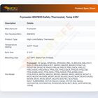 Frymaster 8061853 Fryer Safety Thermostat Temperature 425&deg;F