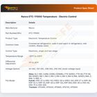 Ranco ETC-111000 Temperature Control