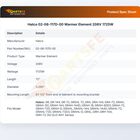 Hatco 02-08-117D-00 Warmer Element 208V 1725W