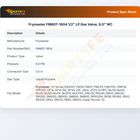 Frymaster FM807-1604 Gas Valve 1/2" LP 9.0" WC