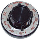 Blodgett BL10564 Convection Oven Flat Down Thermostat Knob 2-1/2" DIA ROBERTSHAW-150-550F D-MOUNT 0.290"