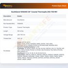 Southbend 1056400 Braising Pan Coaxial Thermopile 36" 250-750 mV