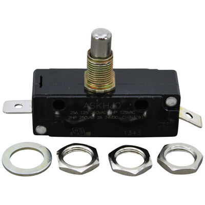 Roundup - AJ Antunes 4010107 Push Button Switch W/ 2x 1/4" Tab Term, Mom On/off, 125/250V