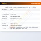 Hobart 497269-00002 NAT/LP Gas Safety Valve  3/8" FPT In/out