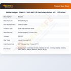 White Rodgers 25M02-738B1 NAT/LP  Gas Safety Valve, 3/8" FPT In/out