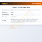 Lincoln 371110 Oven Stepper Motor