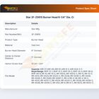 Star Mfg 2F-Z0615 Hot Plate Burner 7" Round
