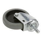 Rubbermaid 3424L6 Stem Caster (4"OD,Swivel,Gray)