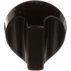 American Range A32001 Charbroiler Black Burner Knob Off/On 2-1/2" OD 0.240" D-STEM Flat Down 1/4" Protrusion