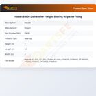 Hobart 81656 Dishwasher Flanged Bearing W/grease Fitting