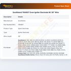 Southbend 1164807 Range Igniter Electrode 38" Wire