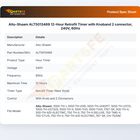 Alto-Shaam ALT5013469 Oven Retrofit Timer W/Knob And 2-Connector 12-Hour 240V 60Hz