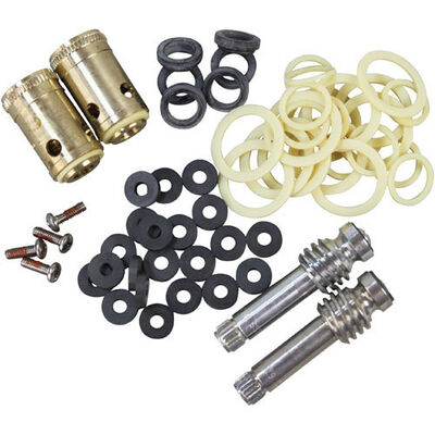 T&S Brass 6K Faucet & Spindle Repair Kit New Type W/Barrel & Spindles