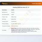 Keating 23626 Gas Valve 1/2"