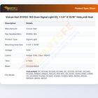 Vulcan Hart 813102-163 Oven Signal Light Kit, 1-1/4" X 13/16" Hole,on& Heat