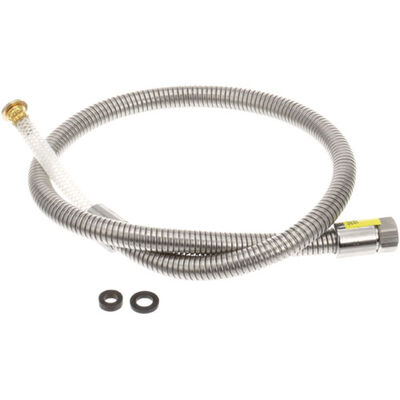T&S Brass B-0044-H2A Flexible Hose Stainless Steel 44"