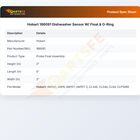Hobart 186091 Dishwasher Sensor W/ Float & O-Ring