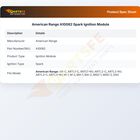American Range A10082 Spark Ignition Module